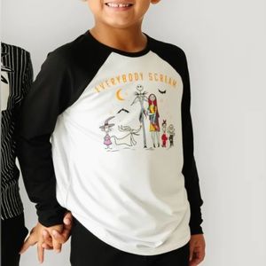 Little Sleepies Everybody Scream Nightmare Before Christmas Shirt 6-12 month